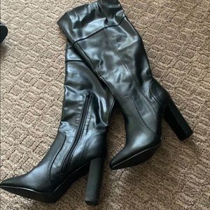 Knee-high Faux Leather boots